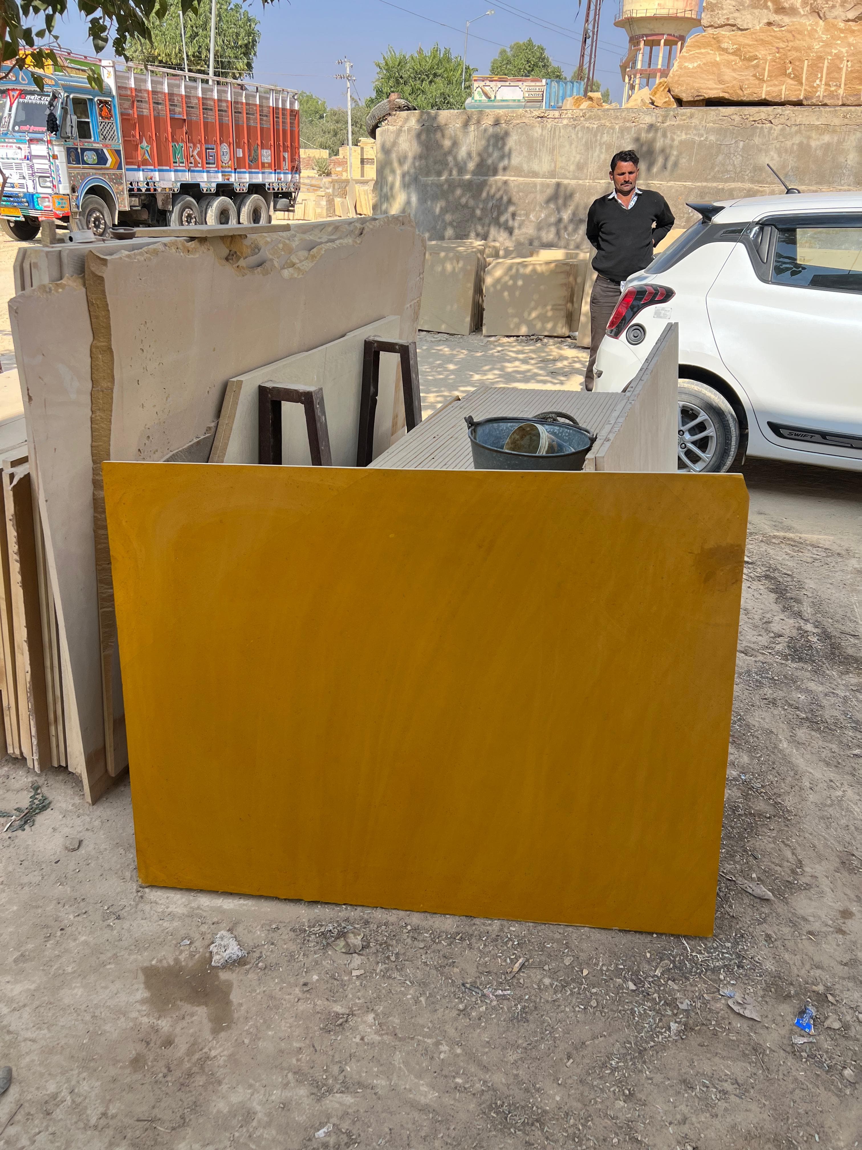 Jaisalmer Yellow Moolsagar Polished Marble/Limestone 2
