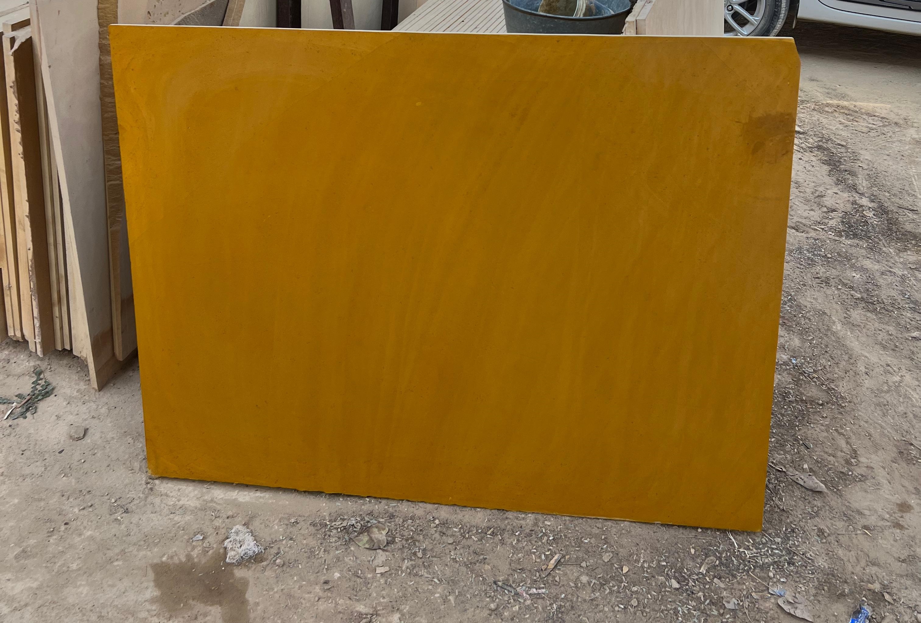 Jaisalmer Yellow Moolsagar Polished Marble 16 mm (Khandupa/Mundri/Sipla)