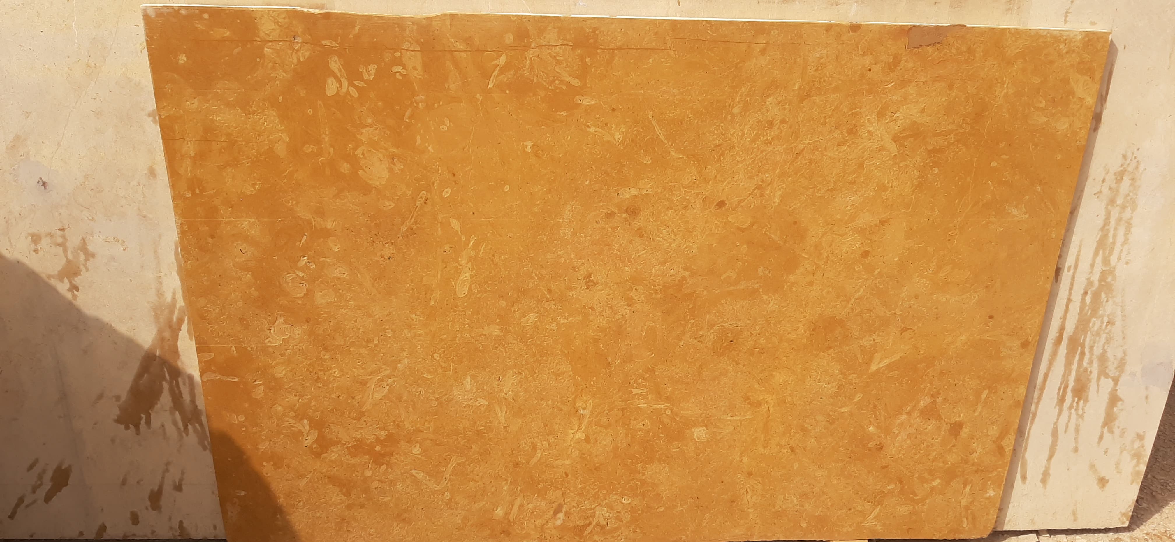 Jaisalmer Yellow Flower/IBRI Polished Marble 18mm