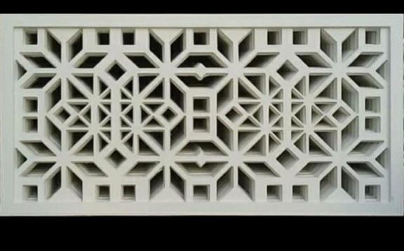 Jaisalmer Yellow Stone/Marble Jali and Roof Railing