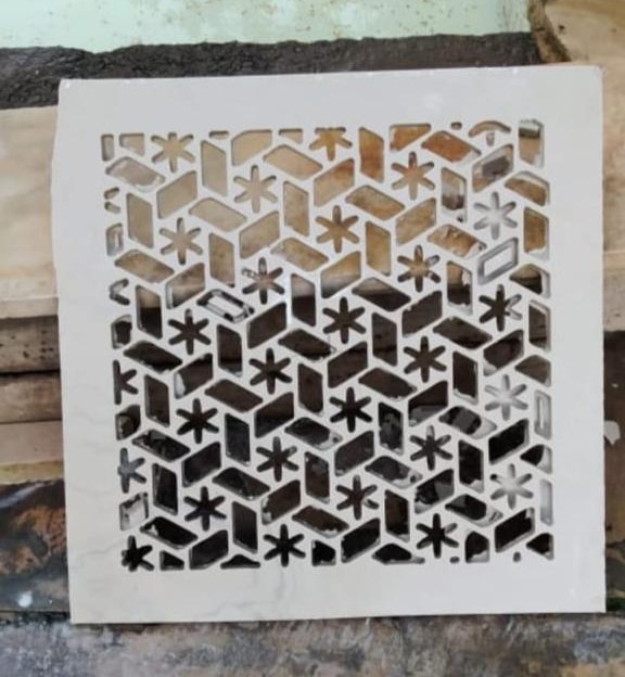 Jaisalmer Yellow Stone/Marble Jali and Roof Railing